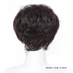  Men's Synthetic Adult Kinky Curly Wig, High Temperature Fiber, 150% Density, with Buckle Net Cap, Daily Wear, Wig Cap