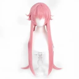 Anime he Future Diary Gasai Yuno Wig Halloween Party for Cosplay Pink Costume Wig long ponytai Synthetic Hair Party Wigs