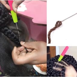 Crochet Hook Plastic Crochet Hook Needle For Hair Weaving Hook Needles Dreadlock Knit Hair Weaving Crochet Needle Hook