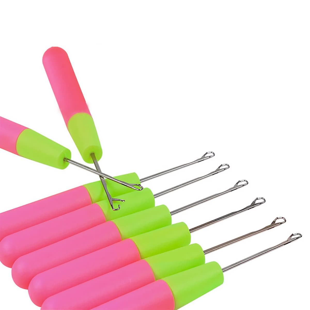 Crochet Hook Plastic Crochet Hook Needle For Hair Weaving Hook Needles Dreadlock Knit Hair Weaving Crochet Needle Hook