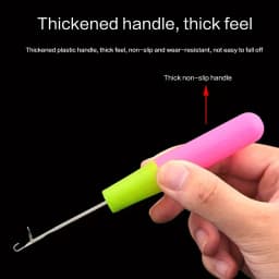 Crochet Hook Plastic Crochet Hook Needle For Hair Weaving Hook Needles Dreadlock Knit Hair Weaving Crochet Needle Hook