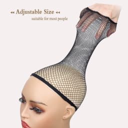 Black Wig Caps Mesh Wig Caps Non-Slip Breathable And Elastic Nylon Wig Caps in Stretchable High-Elasticity And Durable Hair Nets