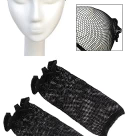 1/5/10/15/20/30Pcs High-Quality Stretchable Elastic Hairnets Black Wig Making Cap Cool Cosplay Weaving Hair Net Stretch Hairnets