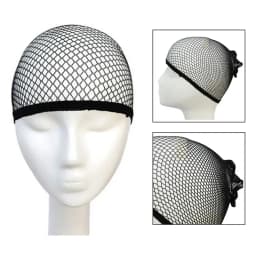 1/5/10/15/20/30Pcs High-Quality Stretchable Elastic Hairnets Black Wig Making Cap Cool Cosplay Weaving Hair Net Stretch Hairnets