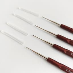 DIY Knitting Hook Needle Dreadlock Hair Tools Metal Plastic Crochet Hooks 0.5Mm 0.6Mm 0.7Mm 0.8Mm Hair Weaving Micro Hook