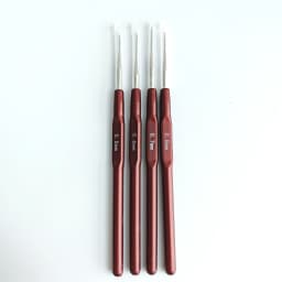 DIY Knitting Hook Needle Dreadlock Hair Tools Metal Plastic Crochet Hooks 0.5Mm 0.6Mm 0.7Mm 0.8Mm Hair Weaving Micro Hook