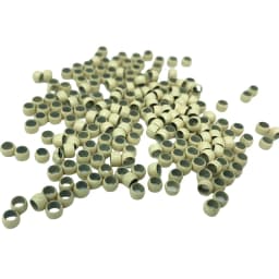 500pcs 4.0mm Copper Nano Beads Without silicone for Hair Extensions Micro Link Rings Beads