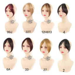Eight Character French Bangs Wig Piece Female Synthetic BB Clip Fluffy Top Reissue Eight Character Bangs Thin Invisible Hairpins