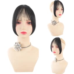 Eight Character French Bangs Wig Piece Female Synthetic BB Clip Fluffy Top Reissue Eight Character Bangs Thin Invisible Hairpins