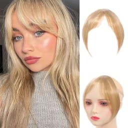 Eight Character French Bangs Wig Piece Female Synthetic BB Clip Fluffy Top Reissue Eight Character Bangs Thin Invisible Hairpins