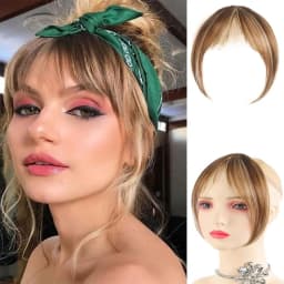 Eight Character French Bangs Wig Piece Female Synthetic BB Clip Fluffy Top Reissue Eight Character Bangs Thin Invisible Hairpins