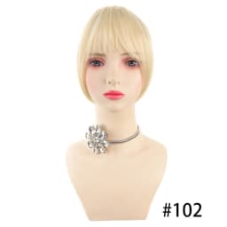 Eight Character French Bangs Wig Piece Female Synthetic BB Clip Fluffy Top Reissue Eight Character Bangs Thin Invisible Hairpins