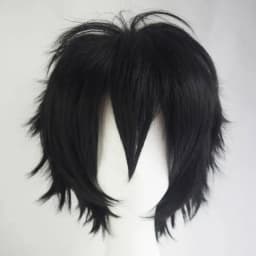 Multicolor Layered Short Spiky Synthetic Wig Unisex Anime Male Character Halloween Party Convention Game Cosplay Daily Fashion