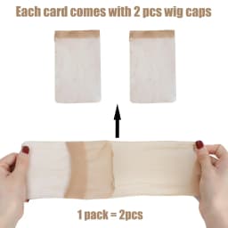 Wholesale Wig Cap for Women Invisible Ultra-thin Stretchy Stocking Caps for Lace Front Wigs Sheer Wig Cap Thin Nylon Cap