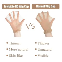 Wholesale Wig Cap for Women Invisible Ultra-thin Stretchy Stocking Caps for Lace Front Wigs Sheer Wig Cap Thin Nylon Cap