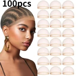 Wholesale Wig Cap for Women Invisible Ultra-thin Stretchy Stocking Caps for Lace Front Wigs Sheer Wig Cap Thin Nylon Cap