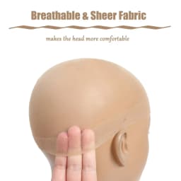 Wholesale Wig Cap for Women Invisible Ultra-thin Stretchy Stocking Caps for Lace Front Wigs Sheer Wig Cap Thin Nylon Cap