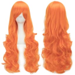 Soowee Curly Long Synthetic Hair Green Wig Hairpiece Pink Black Party Hair Cosplay Wigs for Women