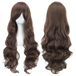 Soowee Curly Long Synthetic Hair Green Wig Hairpiece Pink Black Party Hair Cosplay Wigs for Women