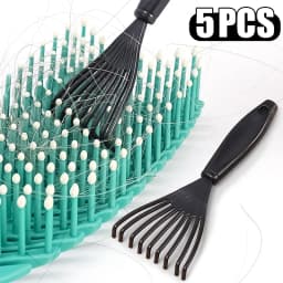 Plastic Mini Comb Cleaner Embedded Hair Brush Hair Remover Household Handle Cleaning Brushes Cleaners Special for Real Hair Wigs