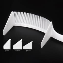 1 Piece of New Professional Barber Hair Cutting Curved Positioning Comb Heat-Resistant Flat Top Comb Special for Real Hair Wigs