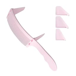 1 Piece of New Professional Barber Hair Cutting Curved Positioning Comb Heat-Resistant Flat Top Comb Special for Real Hair Wigs