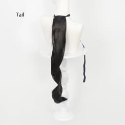 Manhattan Cafe Umamusume Pretty Derby Cosplay Long Black Straight Heat Resistant Synthetic Wig Yugen Rose Yanagi Midori Sayo Wig