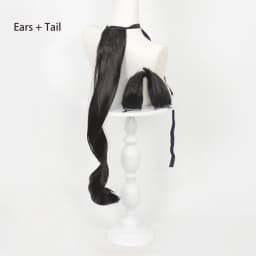 Manhattan Cafe Umamusume Pretty Derby Cosplay Long Black Straight Heat Resistant Synthetic Wig Yugen Rose Yanagi Midori Sayo Wig