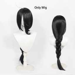 Manhattan Cafe Umamusume Pretty Derby Cosplay Long Black Straight Heat Resistant Synthetic Wig Yugen Rose Yanagi Midori Sayo Wig