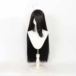 Manhattan Cafe Umamusume Pretty Derby Cosplay Long Black Straight Heat Resistant Synthetic Wig Yugen Rose Yanagi Midori Sayo Wig