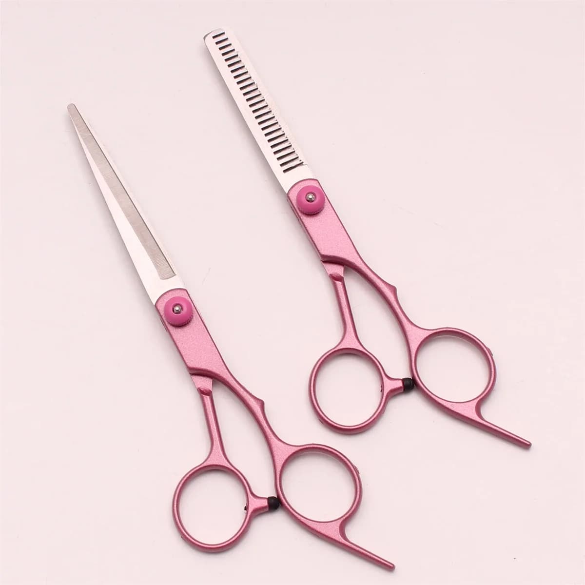 Hair Cutting Scissors 6" Stainless Steel Hairdressing Scissors Thinning Shears Hair Scissors Set Styling Tool