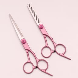 Hair Cutting Scissors 6" Stainless Steel Hairdressing Scissors Thinning Shears Hair Scissors Set Styling Tool