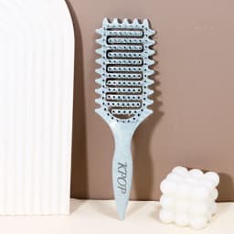 KPOP Curling Brush - Nylon bristles and ABS handle for creating curly hair styling Special for real hair wigs