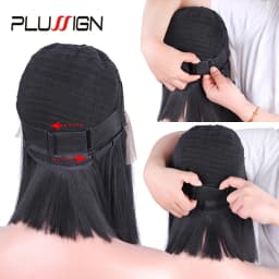 5Pcs Plussign Adjustable Elastic Band For Wigs Sewing Black Wig Band 2.5Cm, 3Cm, 3.5Cm Width Wig Accessories Wig Fixed Material