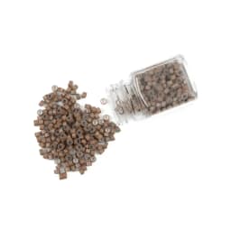 1000 pcs hair extension micro ring link beads 5mm silicone lined beads suitable for human hair extensions