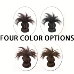 Low Synthetic Bun Ponytail Hair Natural Fluffy Claw Clip Chignon Hair For Women Lazy Bun Wig Bag Hair Accessories For Daily Use