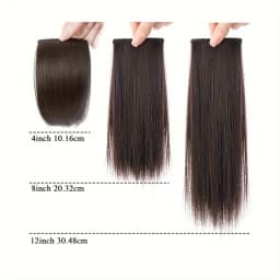 Synthetic Invisable Seamless Hair Pads Clip In Increase Hair Volume Hair Extensions Top Side Cover Hairpiece for Women