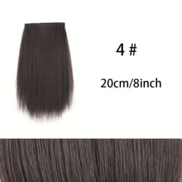 Synthetic Invisable Seamless Hair Pads Clip In Increase Hair Volume Hair Extensions Top Side Cover Hairpiece for Women