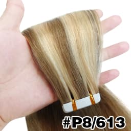 Tape Hair Extensions Machine Remy Seamless Skin Weft Adhesive 4x0.8cm Tape In Human Hair Natural Black Brown Blonde 20pcs 26inch