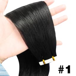 Tape Hair Extensions Machine Remy Seamless Skin Weft Adhesive 4x0.8cm Tape In Human Hair Natural Black Brown Blonde 20pcs 26inch