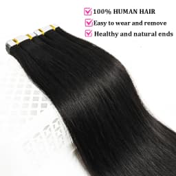 Tape Hair Extensions Machine Remy Seamless Skin Weft Adhesive 4x0.8cm Tape In Human Hair Natural Black Brown Blonde 20pcs 26inch
