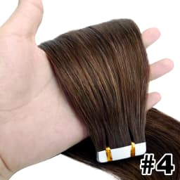 Tape Hair Extensions Machine Remy Seamless Skin Weft Adhesive 4x0.8cm Tape In Human Hair Natural Black Brown Blonde 20pcs 26inch