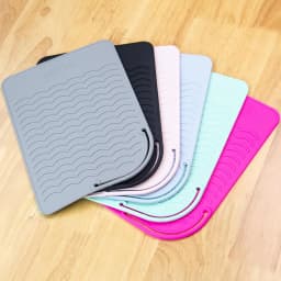 New Plus Size Silicone Heat Resistant Mat Portable Travel Hot Tools Pad Cover for Curling Iron, Flat Iron Hair Straightener