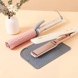 New Plus Size Silicone Heat Resistant Mat Portable Travel Hot Tools Pad Cover for Curling Iron, Flat Iron Hair Straightener
