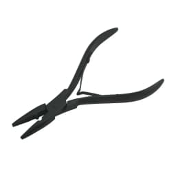 1 PC 5 inch Silver Stainless Steel Clamp Hair Extension Plier with Hole Keratin Hair Extensions Ring Removal Tools