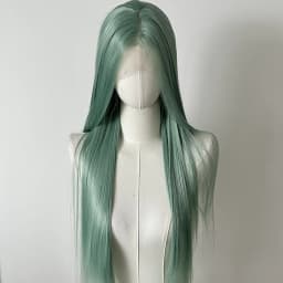 Ashely Platinum Blonde Wig 26inch 13x4 Lace Front Wig Long Straight Synthetic Lace Wigs High Temperature Fibers for Cosplay