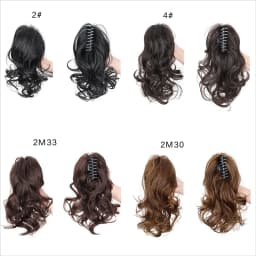 H&STAR 14Inch Synthetic Curly Wavy Ponytail Chic Hairpiece with Easy Claw Elegant Style for Women