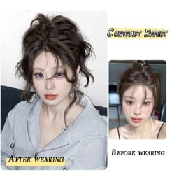H&STAR 14Inch Synthetic Curly Wavy Ponytail Chic Hairpiece with Easy Claw Elegant Style for Women