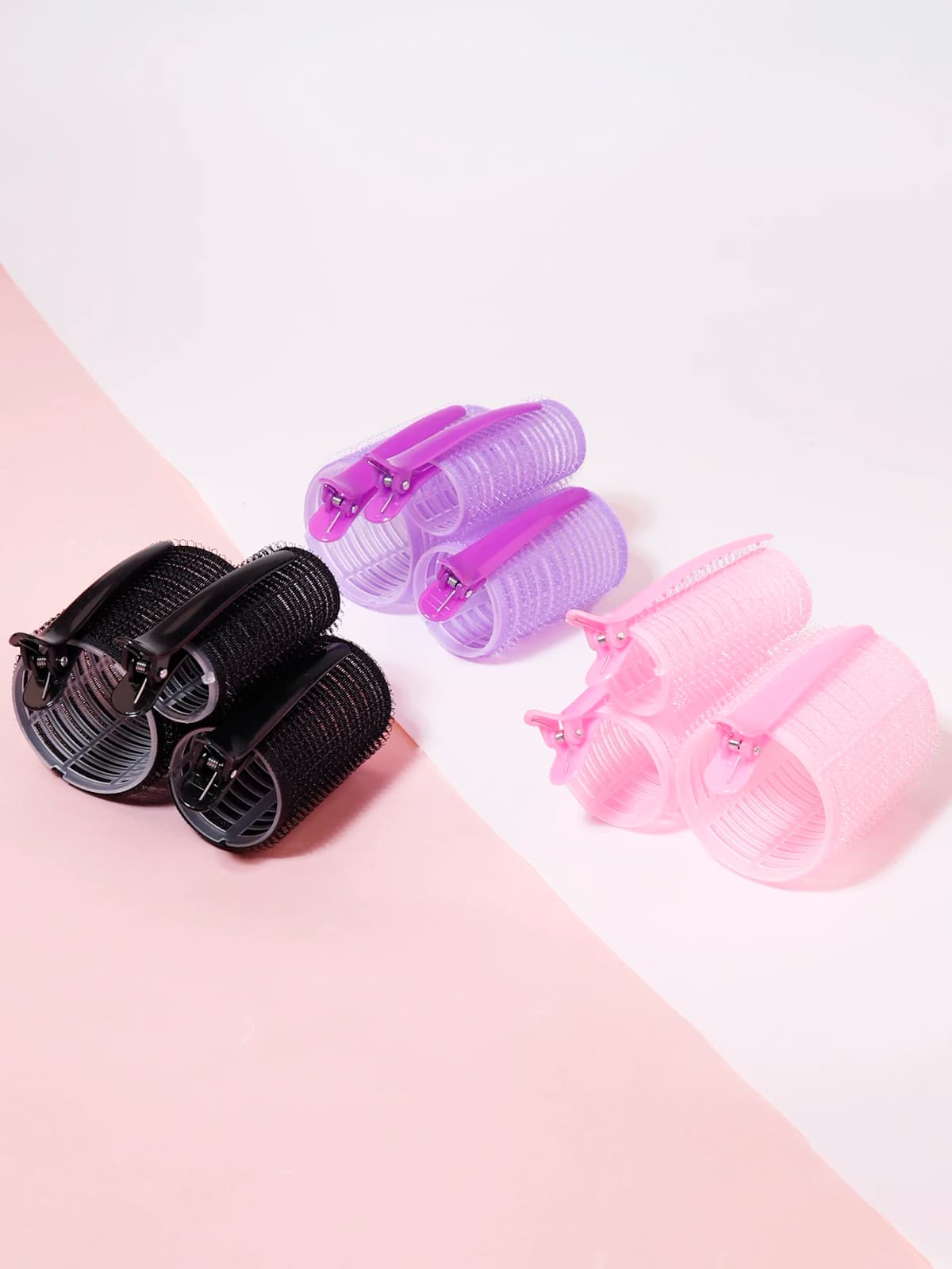 6pcs/set of Non Heated Curly Hair Fluffy Tubes DIY Curly Hair Tubes for Styling Fixed Hair Clip Set, Special for Real Hair Wigs