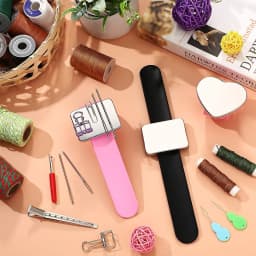 Silicone Magnetic Wrist Pincushion Portable Magnet Pin Holder Essential Sewing Tools for Home Tailors &DIY Handcraft Enthusiasts